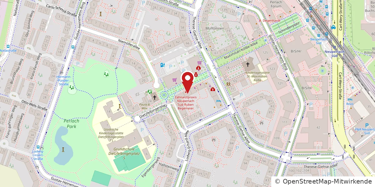 Map: Maximilian-Kolbe-Allee 8